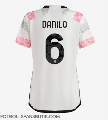 Juventus Danilo Luiz #6 Replika Bortatröja Damer 2023-24 Kortärmad